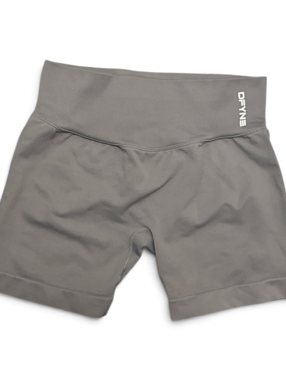 DFYNE Women’s Gray High-Waist Bike Shorts